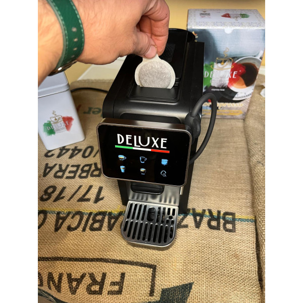 Aida Deluxe Black ESE pods Machine - espresso & Cappuccino