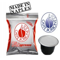 ROSSO - Red Blend 100 Respresso coffee capsules compatible with Nespresso by Borbone