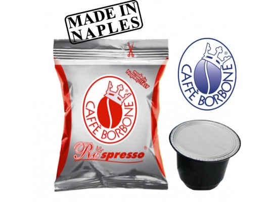 ROSSO - Red Blend 100 Respresso coffee capsules compatible with Nespresso by Borbone
