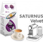 Saturnus Velvet  25 Nespresso Compatible coffee capsules by  Best Espresso 